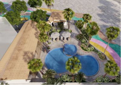 Bể bơi ngoài trời - Tiện ích nội khu An Phú Ecocity